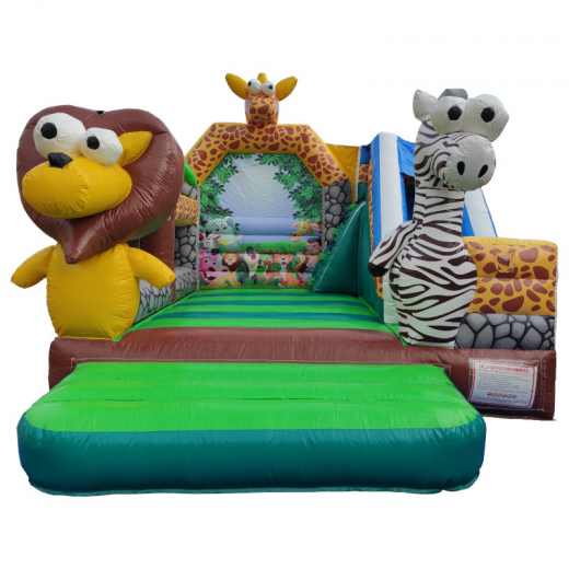 Dschungeltiere Hüpfburg für Events