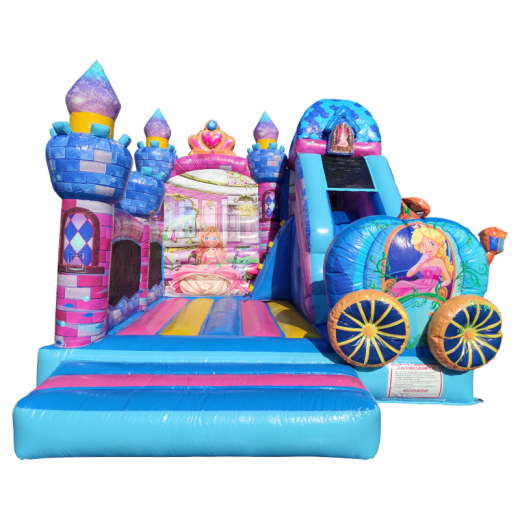 Prinzessin Hüpfburg mit Rutsche